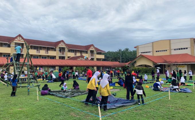 Perkhemahan Unit Beruniform SK Sandau