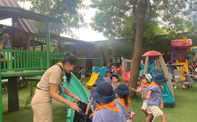 จิตอาสาเก็บขยะ