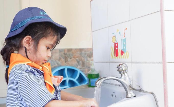 สาธิตการล้างมือ7ขั้นตอน