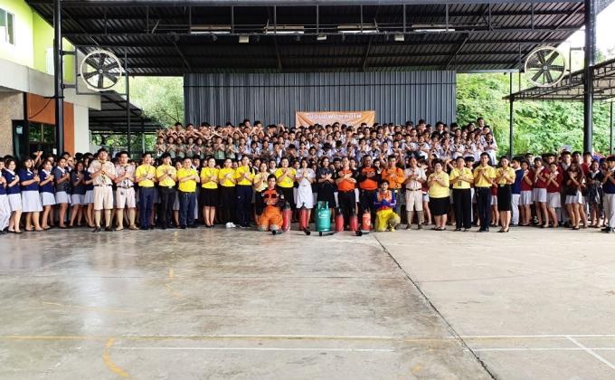 กิจกรรมซ้อมอพยพหนีไฟ ปีการศึกษา 2562
