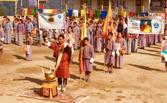 Bhutan Scouts celebrates Children’s Day with the Students of Logchina School”
