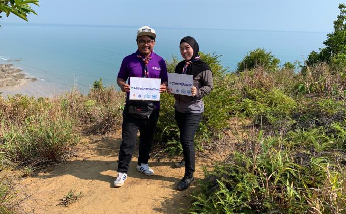 Hike for peace