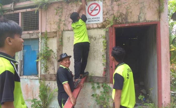 Gotong Royong Perdana SMK Trusan