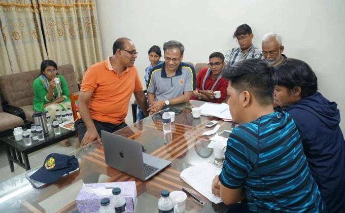 Detail planning meeting  on video shooting SDGs project by Crystal Open Scouts 