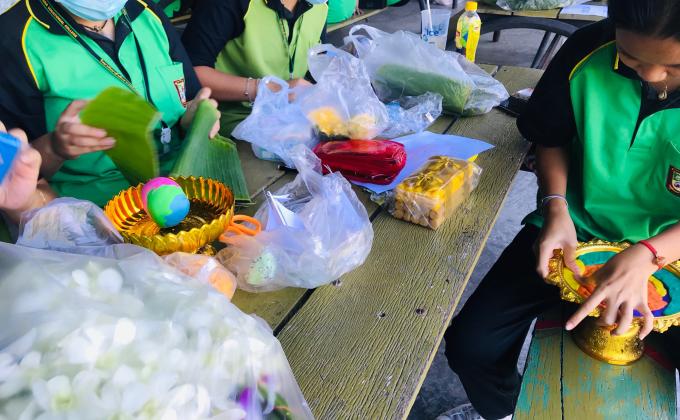 ทำพานไหว้ครู