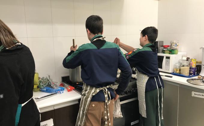 Food drive & cooking for St Benedict’s Community Centre