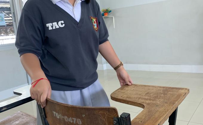 ทำความสะอาดห้องเรียน