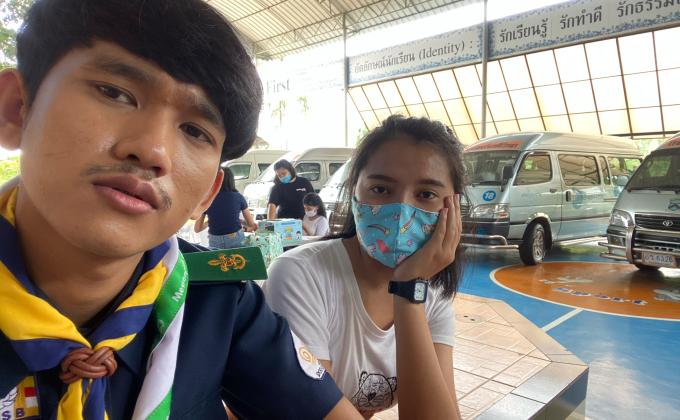 ร่วมทำอุปกรณ์ป้องกัน โควิด - 19