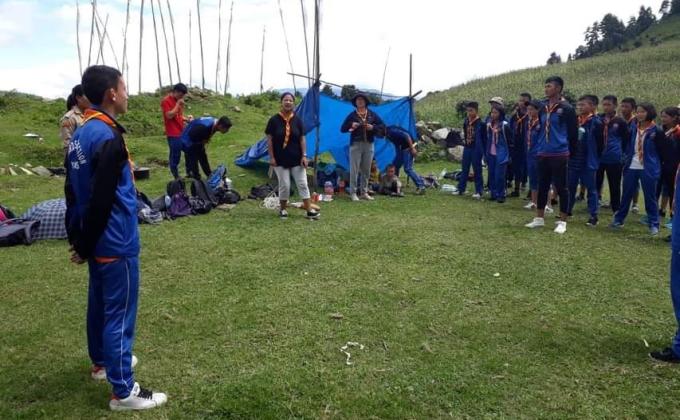 Volunteered to take go hike with Yadi Scouts