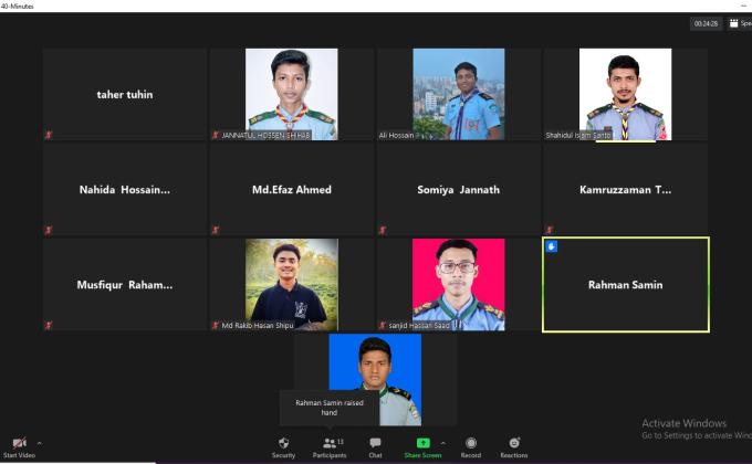 MOP Project Related Online Meeting 
