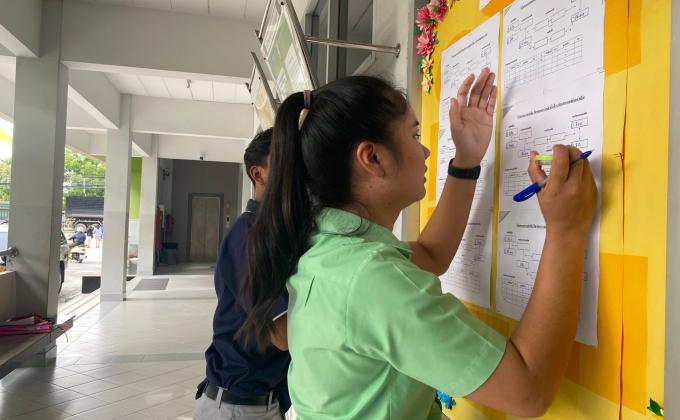 กิจกรรมประชาสัมพันธ์การทำการระหว่างปิดภาคเรียน