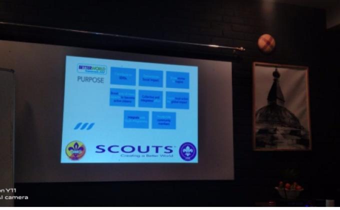 Teaching Scouts about Messenger's of Peace Network