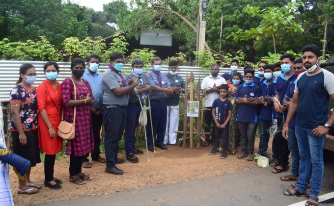 Baden Powell birthday celebration and plant for hope project by Kankesathurai district    phase 2 at kankesanthurai road tree planting 