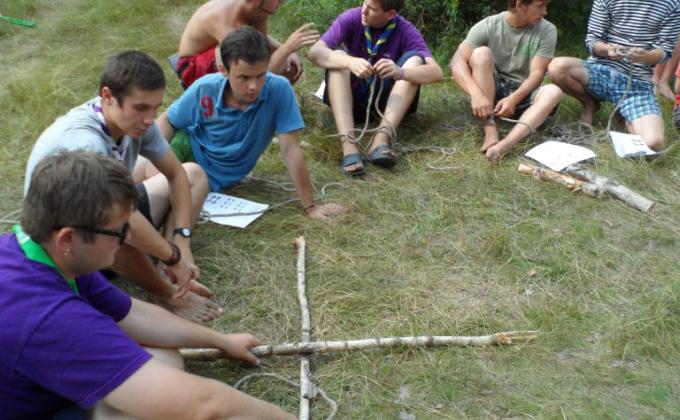 Командо - образующий тренинг в походных условиях для молодых людей