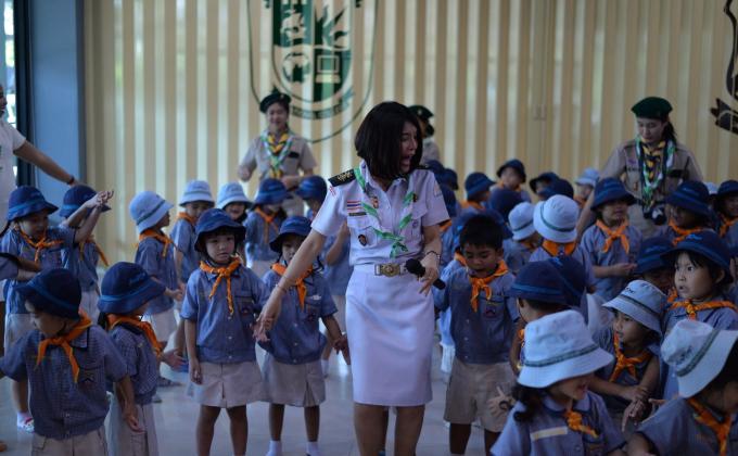 Camp fire for Kindergarten 