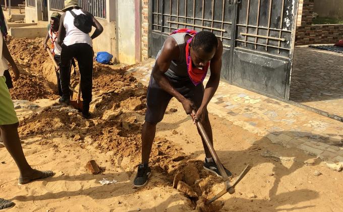 Projet d’adduction d’eau dans un village