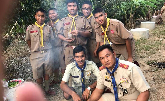 เป็นวิทยากร  ฝึกอบรม วิชาเดินทางไกล และ ชาวค่าย