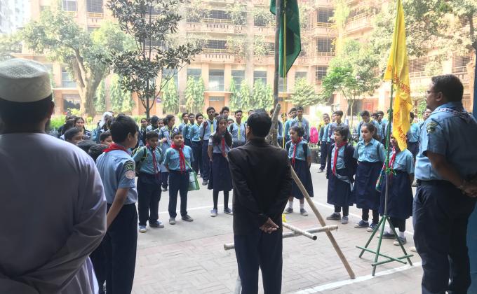 Regular Troop and Pack Meeting of Willes Little Flower School & College Scout Group