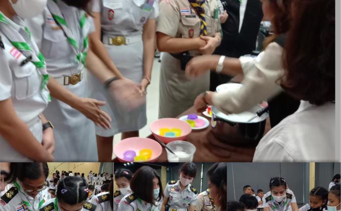 จิตอาสาพัฒนาการเรียนรู้หลักสูตรการทำวุ้นแฟนชี้พื่อต่อยอด