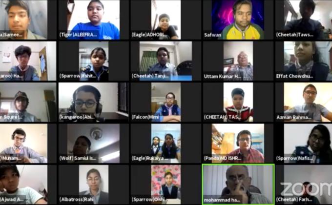 First Online Proficiency Badge Course of BIAM Model School and College Scout Group-686