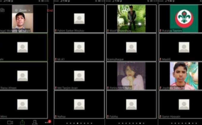 11th Troop Meeting of BIAM Model School and College Scout Group-686