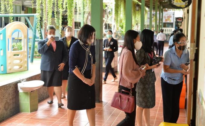 การเข้าตรวจรับการประเมินสถานศึกษา