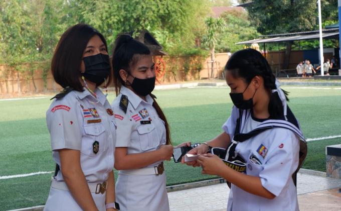 จุดบริการผู้ปกครองรับนักเรียนช่วงเย็น