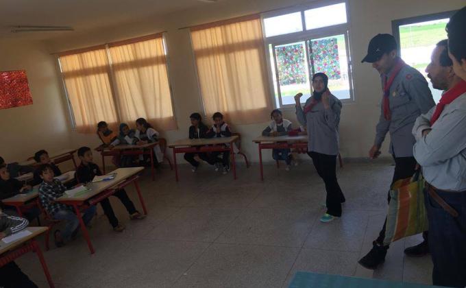 osm delegate of fez eljadid dar dbibgh organize the first activity at "saada" area