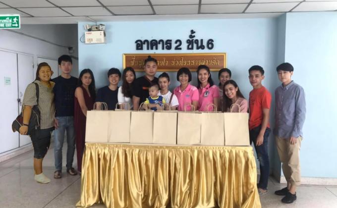 การร่วมบริจาคสิ่งของเครื่องใช้ให้แก่รพ.ทหารผ่านศึก