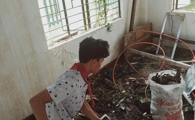 ENHANCEMENT OF HOME ECONOMICS BUILDING              (CLEANING THE ROOMS AND  ENHANCING  THE UNSTABLE STRUCTURES LIKE STAIRS, DOORS, AND WINDOWS,COMFORT ROOMS & KITCHEN)
