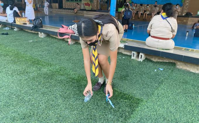 เก็บขยะ