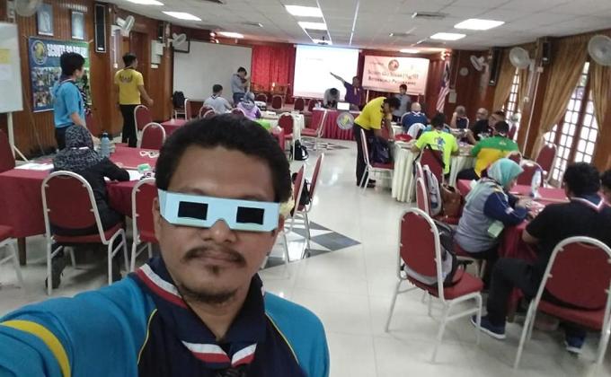 Hari pertama di Bengkel Scouts Go Solar