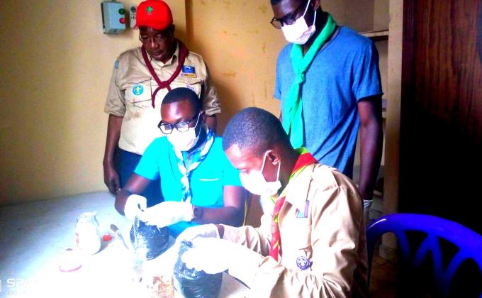 Lancement du Programme d'éducation scoute à la production alimentaire