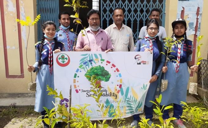 Strategic Tree Plantation at Various and random places of Madaripur