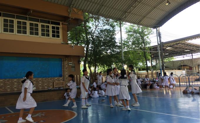 ดูแลลูกเสือประกวดละครสั้น