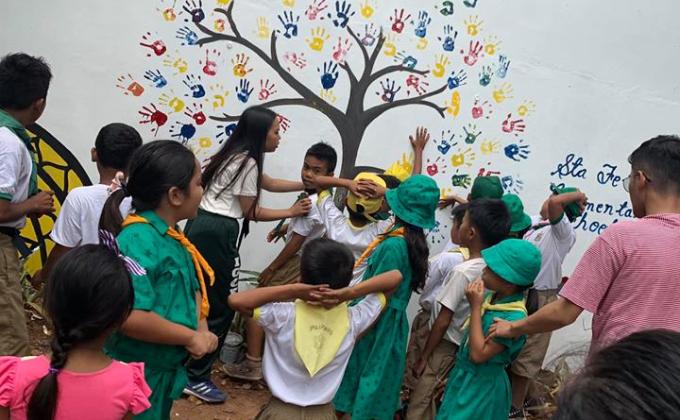 Feeding Program and Mural Painting Activity