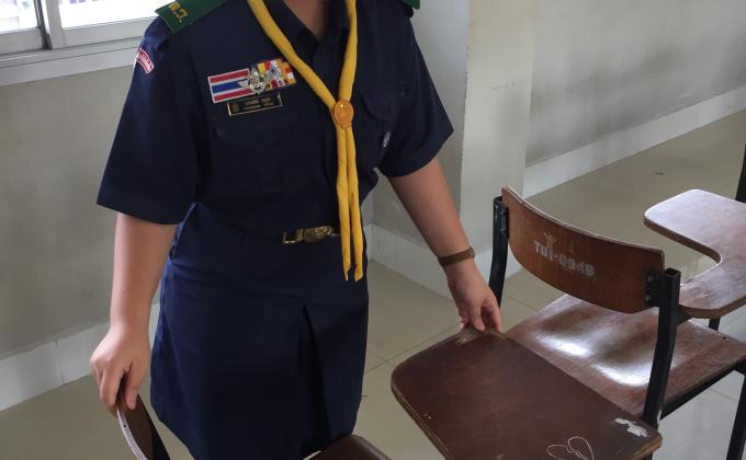 ทำความสะอาดห้องเรียน