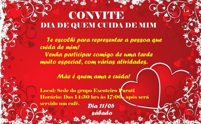 Dia de quem cuida de mim