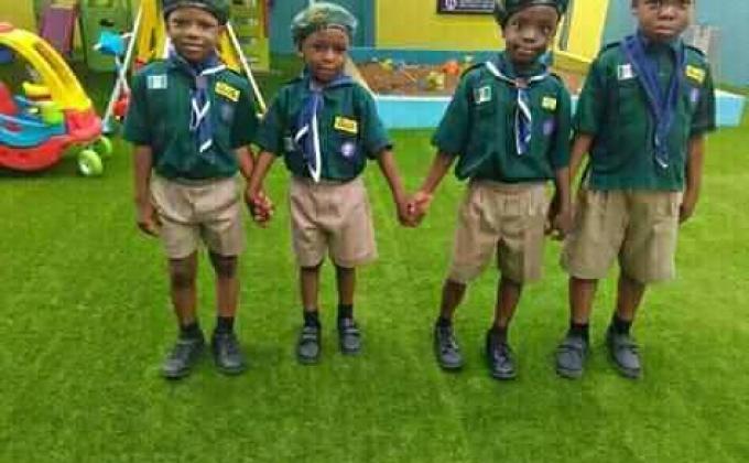 BP DAY  CELEBRATION  WITH CUB SCOUT 