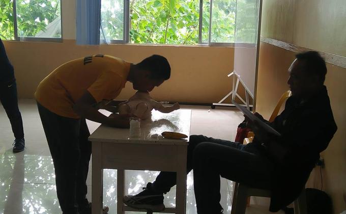 Basic Life Support and Standard First Aid (School Based) For Disaster Risk Reduction Management for Young Adults of Saint Michael College of Caraga