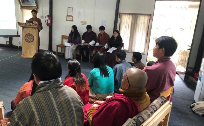 Preaching Religious Topic By Second Year Student of JSW Law School
