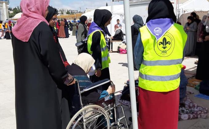 خدمة الصائمين في المسجد الاقصى