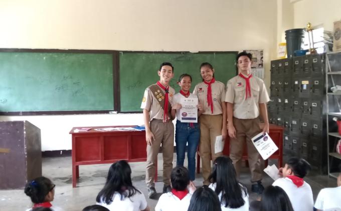 Day#10 Awarding entry of caloocan high school senior scout