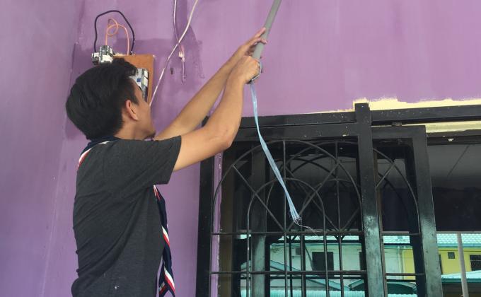 Aktiviti menceriakan rumah pengakap