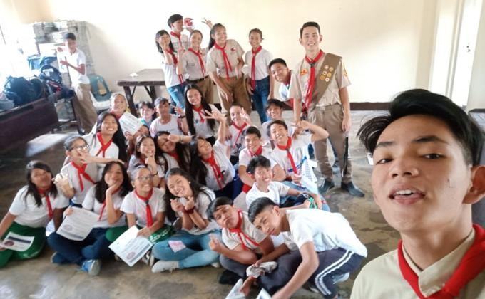 Day#10 Awarding entry of caloocan high school senior scout