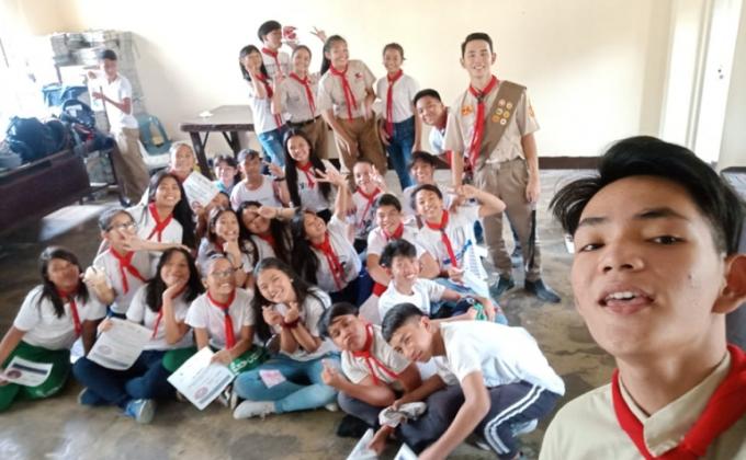 Awarding entry of caloocan high school senior scout