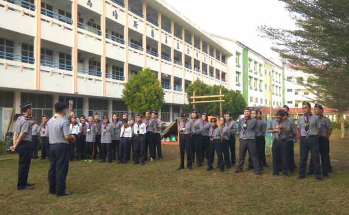 Combine camp for two schools in Lower Perak District
