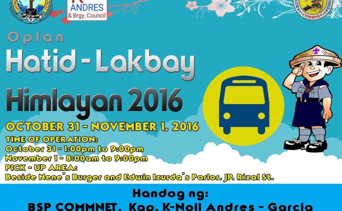Oplan Hatid-Lakbay Himlayan 2016