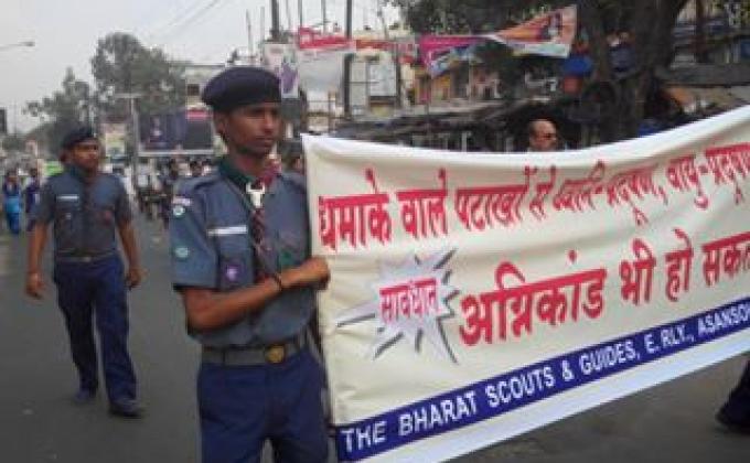 Mega Rally against anti crackers