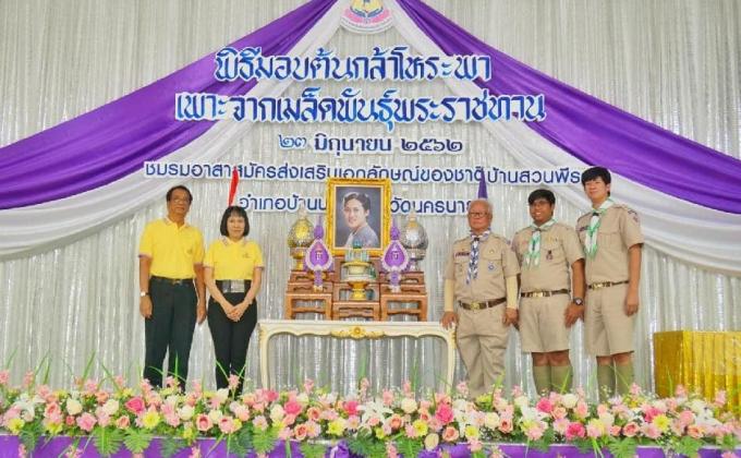 โครงการรับต้นกล้าพระราชทานสู่เยาวชนภาคเหนือ